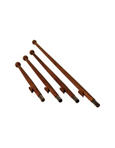 Vlaggenstok teak div. lengte